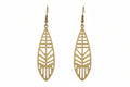 Filigree Teardrop Metal Earrings
