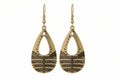 Tribal Tear Drop Dangle Earrings