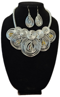 Silver Coil Collar
